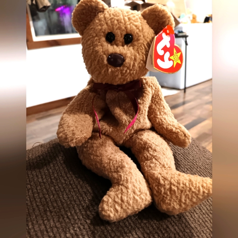 Very rare Ty beanie baby "curly "